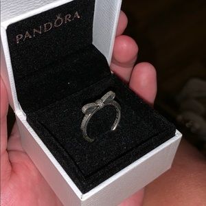 Pandora bow ring